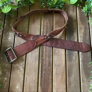 LEATHER BELT | BROWN